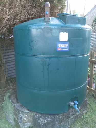 Plastic oil tank approx - plastic,