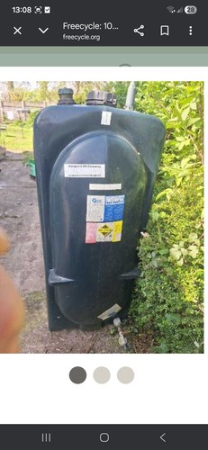 Free 1000 litre oil - litre, used